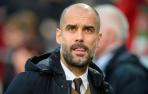 Pep Guardiola, contra el Hannover.