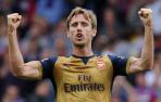 Nacho Monreal, con el Arsenal.