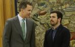 ​El Rey recibe a Alberto Garzón en su tercera jornada de consultas políticas