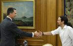 ​Iglesias acude por primera vez a Zarzuela para reunirse con el Rey