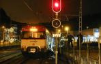 Cinco heridos leves al chocar un tren en la estación de Hernani