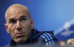 Zinedine Zidane, en rueda de prensa.