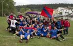 Celebración del ascenso del Idoya