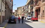 Aspecto de la calle Río de Peralta. Al fondo la calle Bajada de las Escuelas.