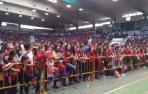 Ambiente en Anaitasuna para ver el Girona-Osasuna (V)