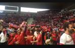 Ambiente en Anaitasuna para verr el Girona-Osasuna (IV)