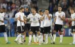 Muller celebra la clasificación de Alemania.