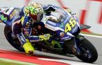 Valentino Rossi, durante el Gran Premio de Holanda.
