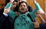 Un activista interrumpe la rueda de prensa de Osoro: "La Iglesia es el diablo"