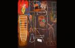 Obra &#39;Air Power&#39;, de Jean-Michel Basquiat, pintada en 1984 y valorada entre 2,5 y 3,5 millones de libras.