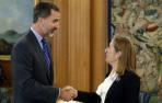 Ana Pastor comunica al Rey la investidura de Mariano Rajoy
