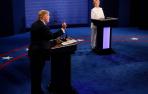 El desafío de Trump al hablar de fraude electoral marca el debate con Clinton