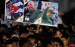 Los incondicionales de Fidel le dicen adiós frente a su pueblo cubano