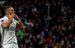 Benzema celebra su gol ante el Dortmund. 