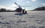 Rescatados en helicóptero dos peregrinos que hacían el Camino de Santiago