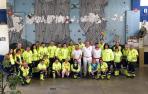 Asiron agradece la labor de los voluntarios de DYA Navarra durante una visita a sus instalaciones