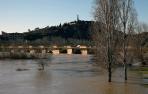 Desciende el caudal de los ríos Ebro en Castejón y Arga en Funes