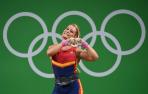 La halterófila española Lidia Valentín.