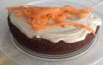 Tarta de zanahoria.