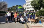El navarro Juan Carlos Unzué sigue la primera etapa de la Volta con el Movistar