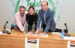 Rodrigo de la Calle, Álex Múgica y Fernando Pérez, en el congreso de la verdura