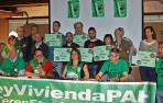 Las modificaciones de la ley han sido detalladas en rueda de prensa por Begoña Alfaro, Angel Larrea y Karlos Oiz.
