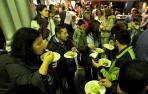 Degustación de pinchos durante las pasadas Jornadas del Brócoli de Funes.