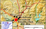 Otro terremoto de 3 grados en Olave se siente en Pamplona, Sarriguren y Burlada