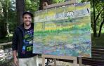 Ferm&iacute;n Lizarraga gana el concurso de pintura al aire libre de la MCP