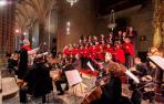 La Capilla de Música, durante un concierto en la Catedral de Pamplona.