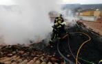 Un rayo causa un incendio en una vivienda de Abaigar