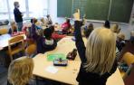 Alumnos de Primaria durante una clase.