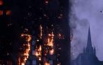 Incendio de la Torre Grenfell, en Londres.