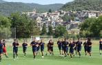 Primera sesión de entrenamiento de Osasuna en Boltaña