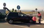 Dos conductoras heridas tras un accidente en la NA-160 a su paso por Tudela