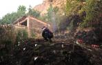 El fuego de Falces se controló de noche y afectó a 5 hectáreas de pino