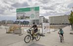 La futura gran plaza de Lezkairu, paralizada desde hace 15 meses, volverá a tener actividad para su conclusión.