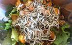 Ensalada de gulas y naranja