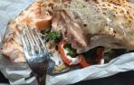 Salmón en papillote