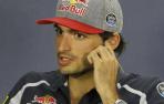 Carlos Sainz, durante una rueda de prensa.