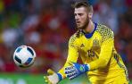 David de Gea, en el partido ante Georgia.