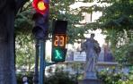 El tiempo para cruzar se acorta en el centro de Pamplona