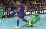 Osasuna Magna logra un sufrido punto ante el Barça en el Palau