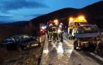 Dos heridos en la AP-15 en Pueyo en un accidente tras saltarse un coche la mediana