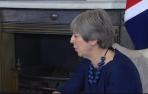 Theresa May a Rajoy: "Es fundamental que se respete la Constitución y el Estado de Derecho"