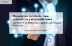 Novedades de interés para autónomos y emprendedores