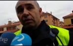 El sargento de Bomberos explica las posibles causas del incendio en varios chalets de Tafalla