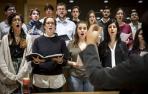 El coro de la Universidad de Navarra hace de la voz música