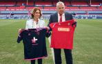 Osasuna presenta a Euskaltel y anuncia una equipación nueva contra el Cádiz