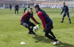 Torró, Lillo y Tano, ausencias en el entrenamiento de Osasuna